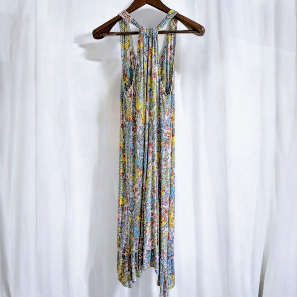Ellen Tracy S Midi Gown Dress with Soft Lace Lined Shelf Bra Spring Floral - Picture 3 of 6